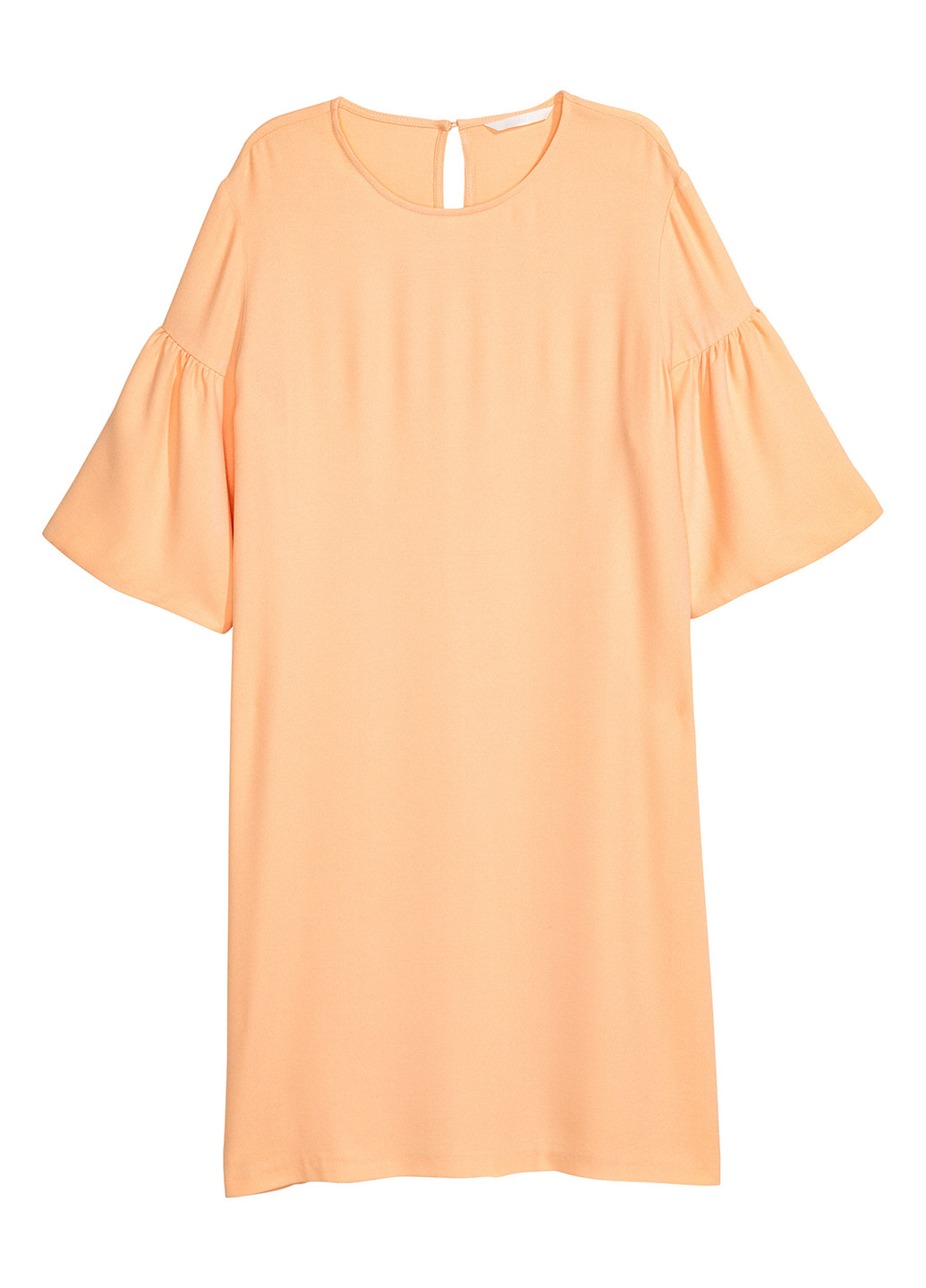 Персиковое кэжуал платье H&M