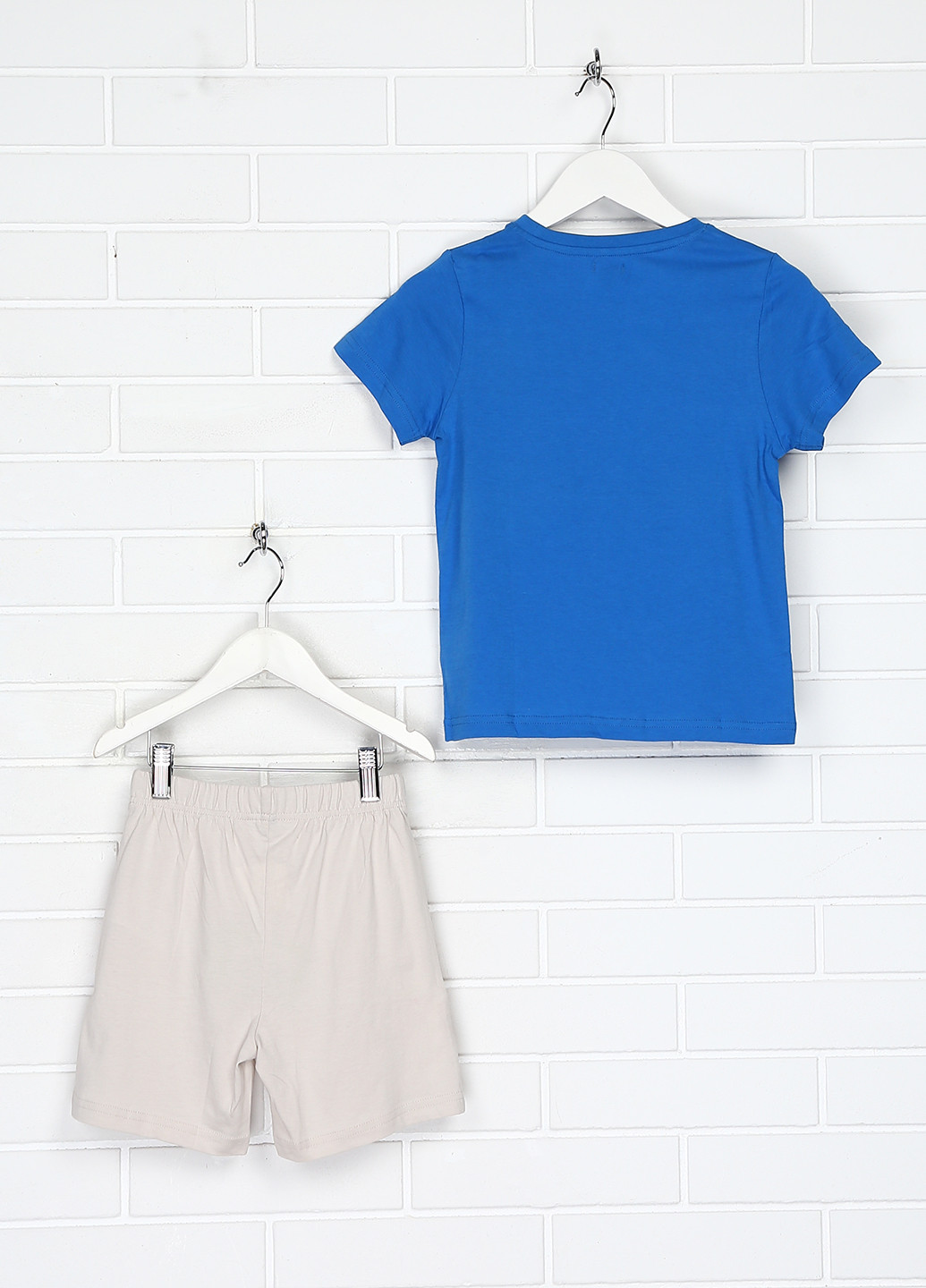 Синя всесезон піжама (футболка, шорти) Kiabi