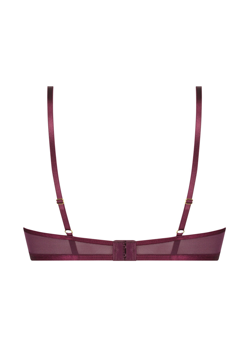 Бордовый бюстгальтер Hunkemoller с косточками полиамид