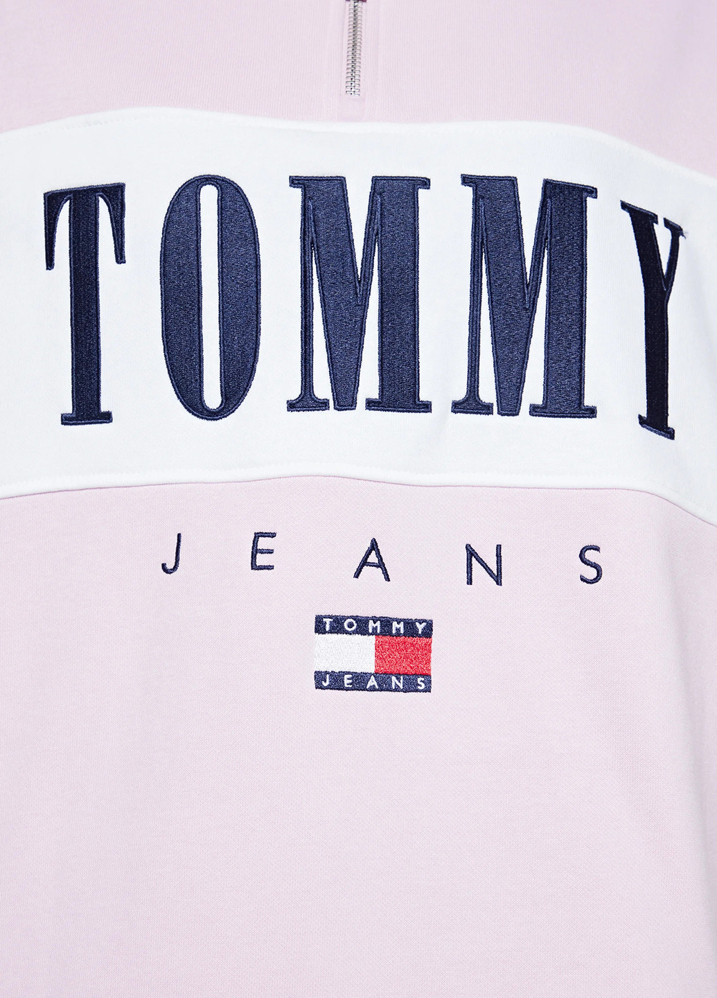 Розовое кэжуал платье платье-свитшот Tommy Hilfiger с логотипом