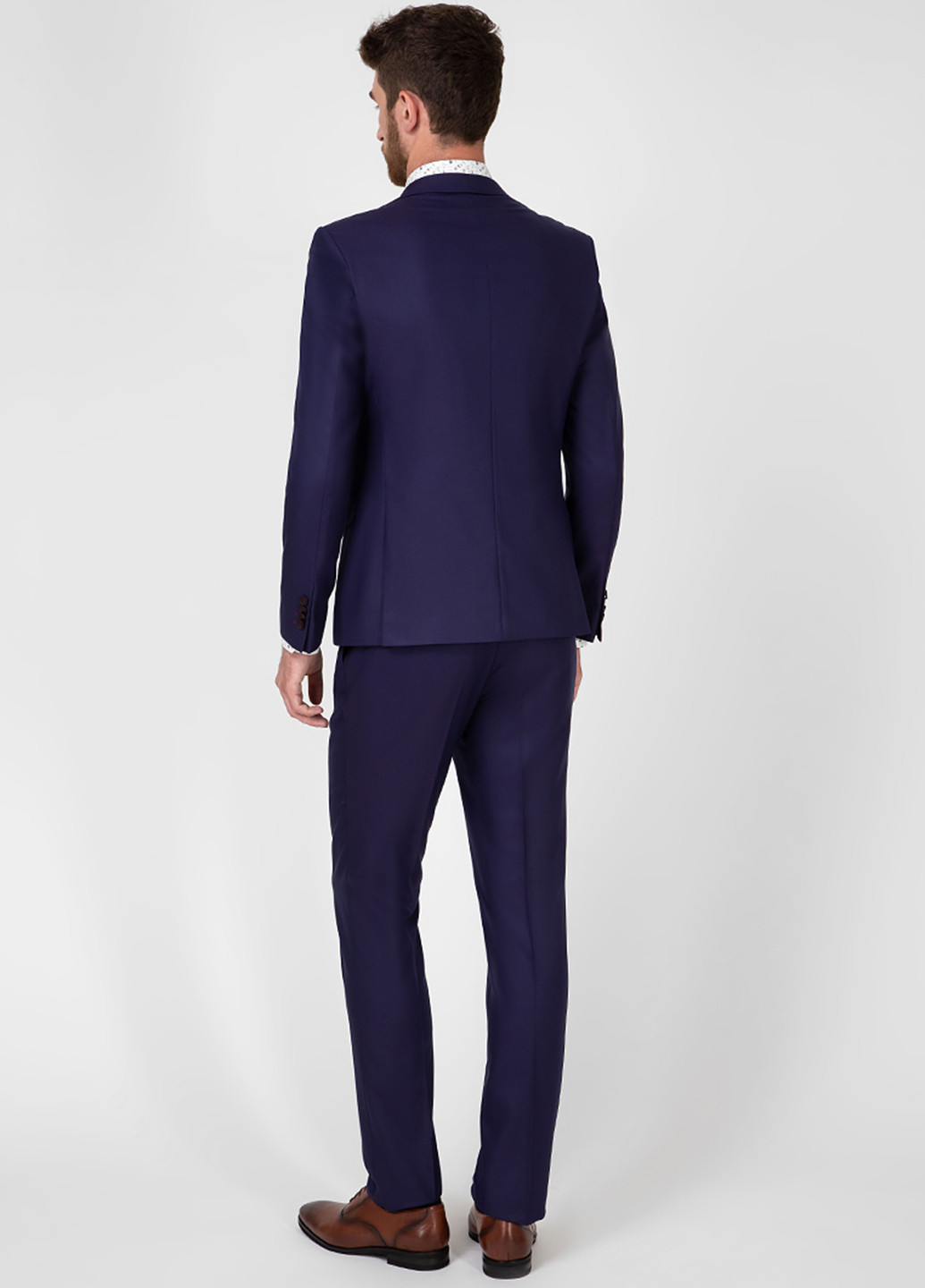 Фіолетовий демісезонний костюм (піджак, брюки) брючний NAVI