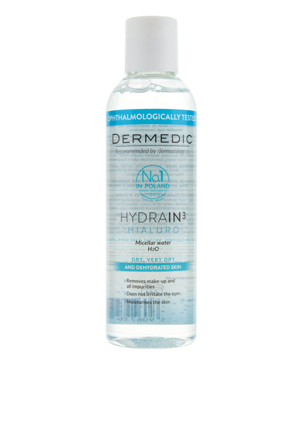 Мицеллярная жидкость Hydrain 3, 100 мл Dermedic (80603481)