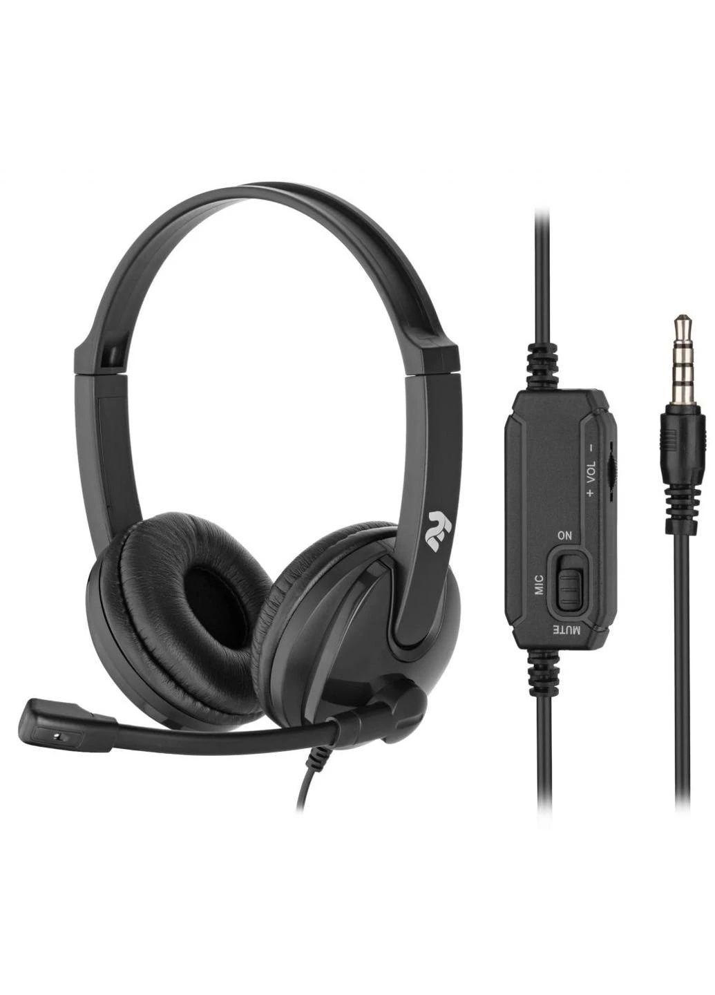 Наушники (-CH12SJ) 2E CH12 On-Ear 3.5mm / 2*3.5mm (253545750)