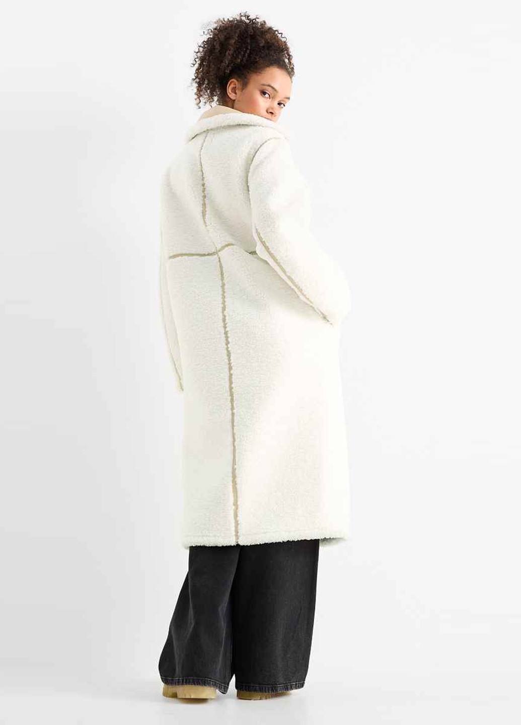 Молочное демисезонное Пальто двубортное C&A