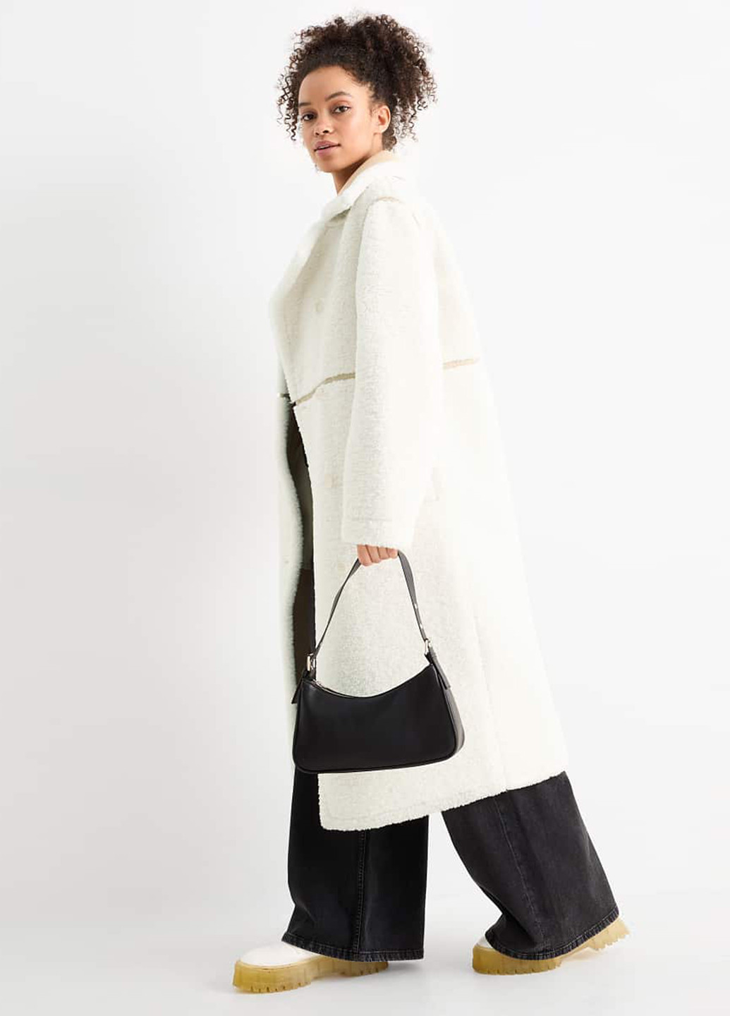 Молочное демисезонное Пальто двубортное C&A