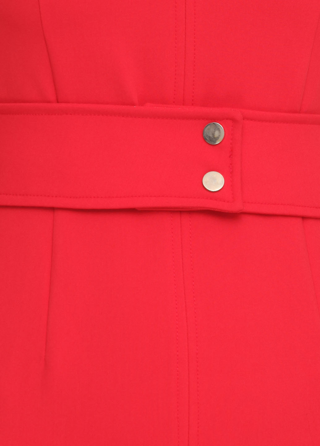 Красное деловое платье платье-футболка No Brand однотонное