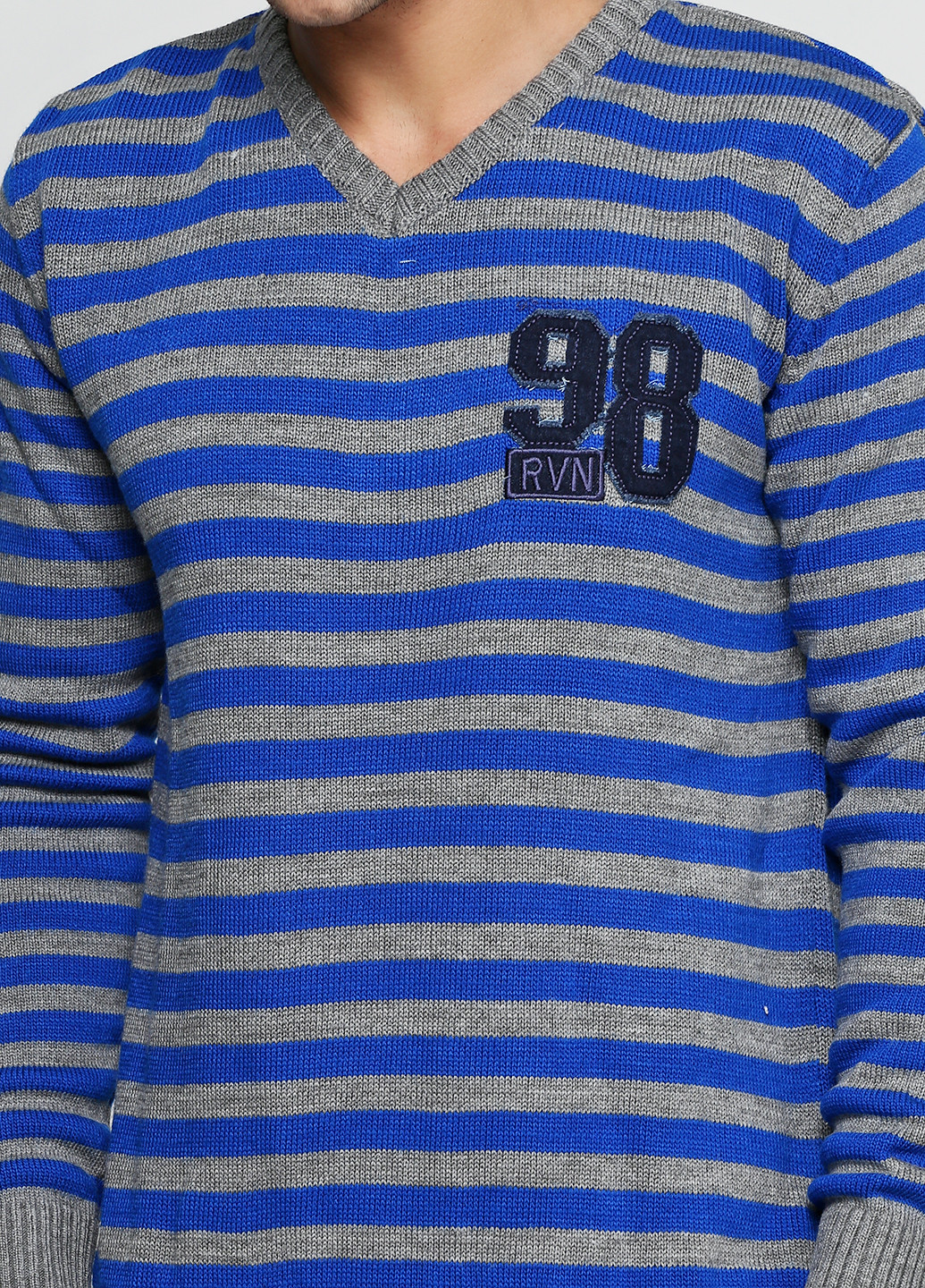 Синий демисезонный пуловер пуловер Яavin