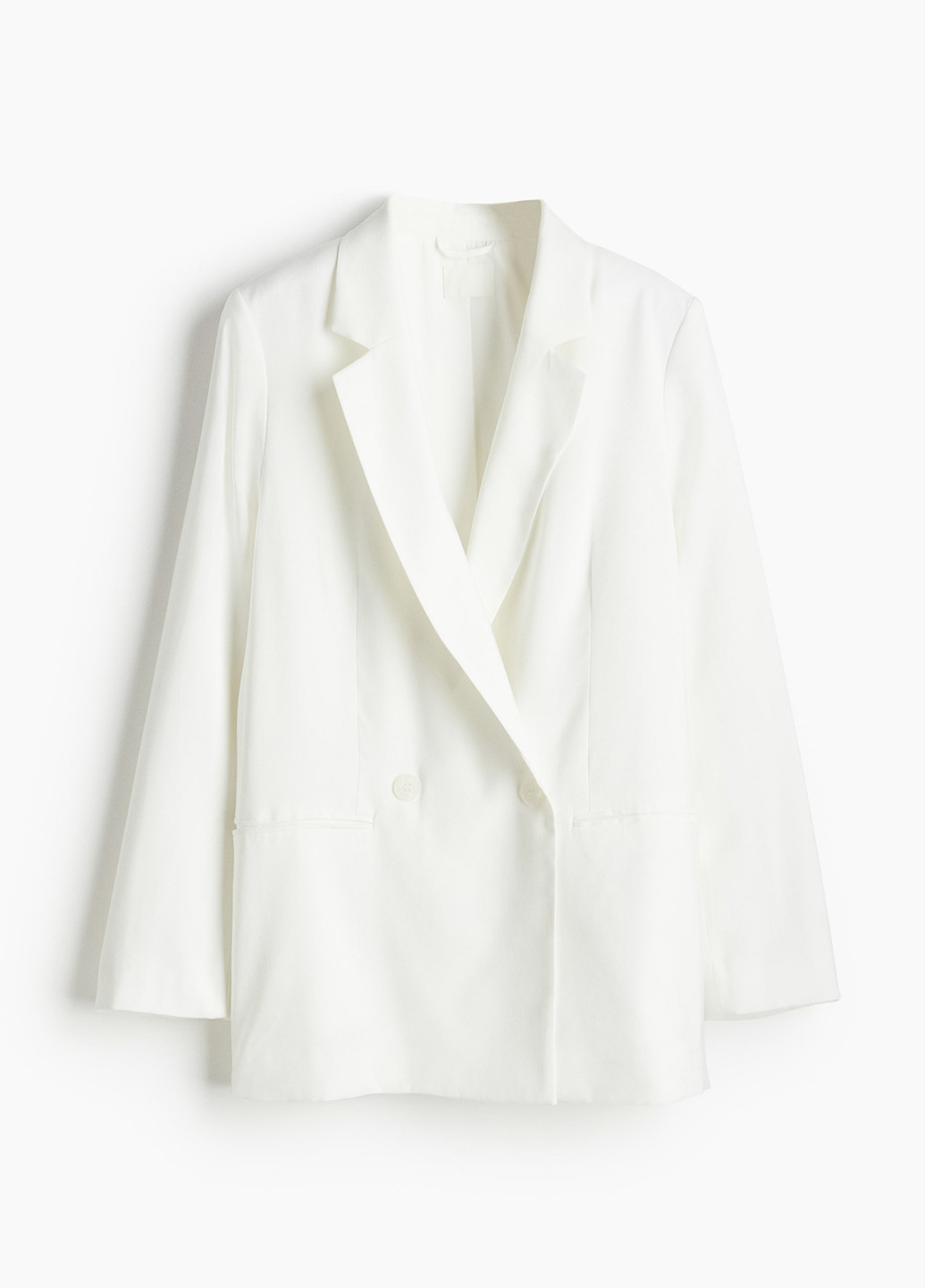 Белый женский жакет H&M однотонный - демисезонный