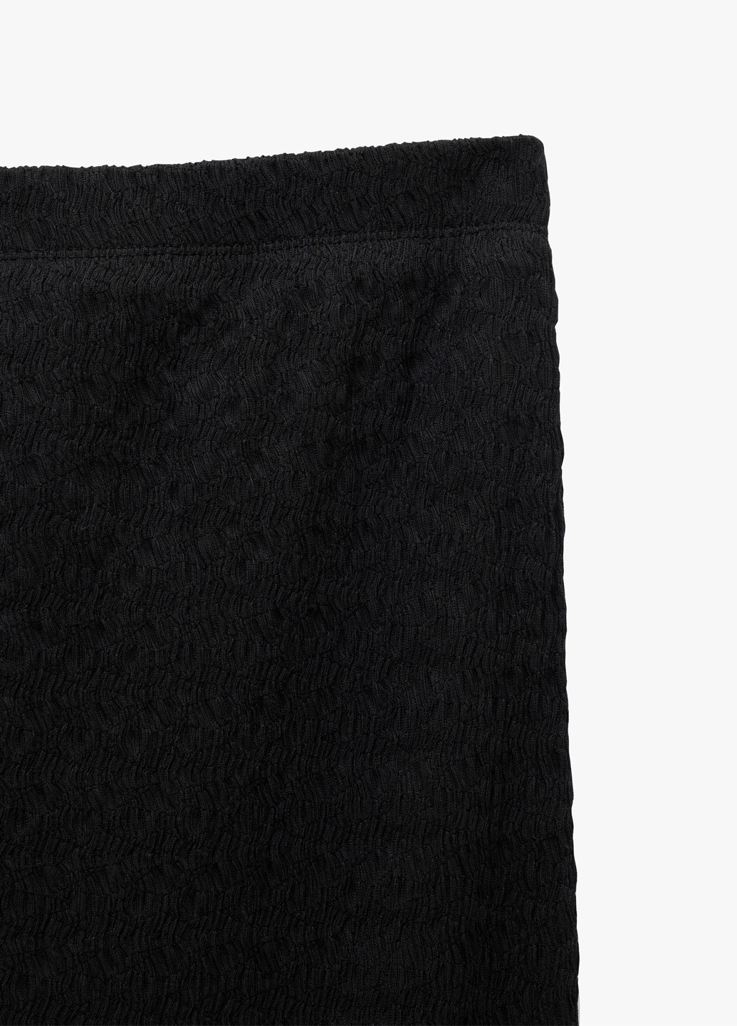 Черная кэжуал однотонная юбка KOTON