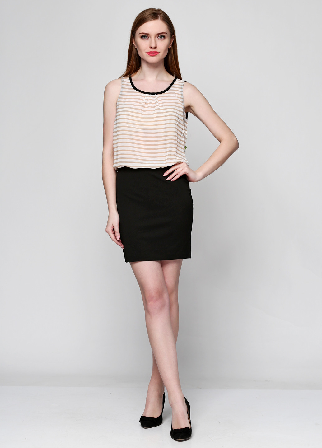 Бежева кежуал платье Victoria Cortes