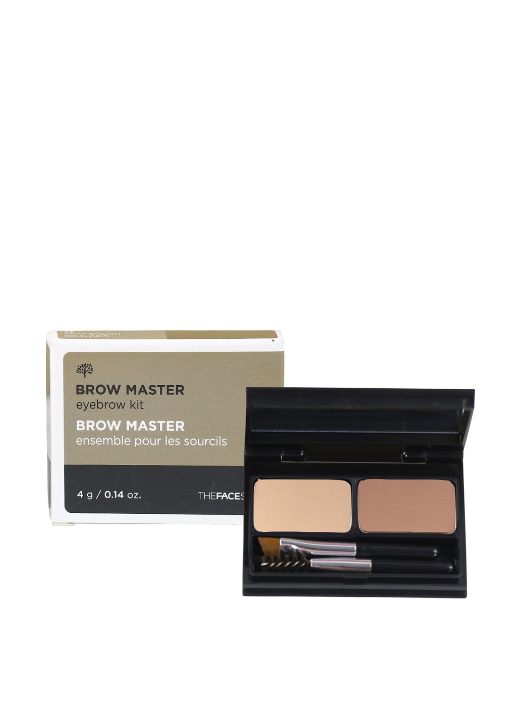 Палітра для макіяжу брів TFS Browmaster Eyebrow Kit № 01 (beige brown), 4 г The Face Shop комбінований