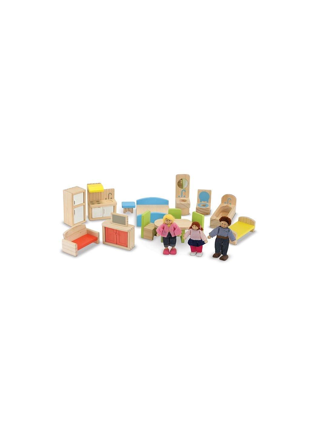 Игровой набор Кукольный домик с подъемником и мебелью (MD2462) Melissa&Doug (254066590)
