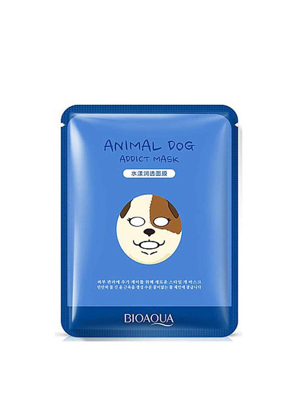 Увлажняющая тканевая маска для лица с принтом Animal Dog Addict (1 шт.) (30 г) Bioaqua (202415953)