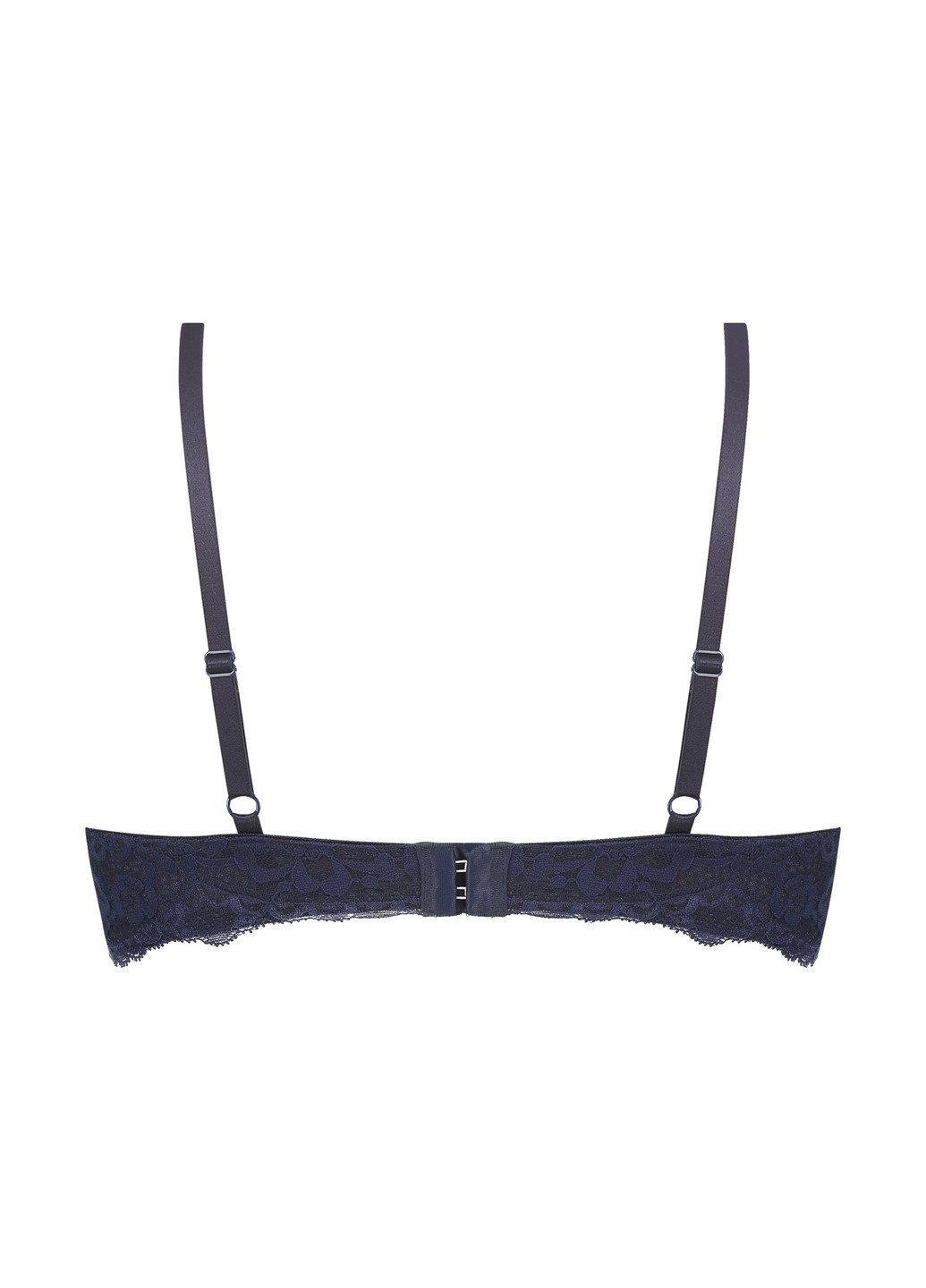 Тёмно-синий корбей бюстгальтер Hunkemoller с косточками полиамид