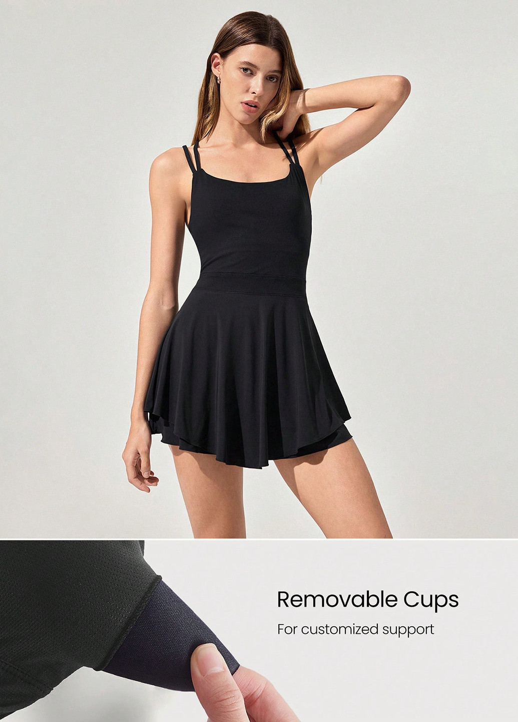 Комбінезон SHEIN комбінезон-шорти однотонний чорний спортивний поліамід