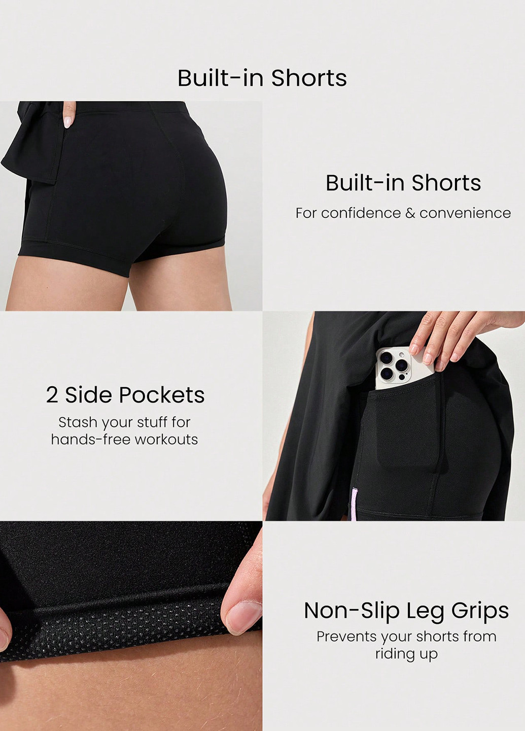 Комбінезон SHEIN комбінезон-шорти однотонний чорний спортивний поліамід