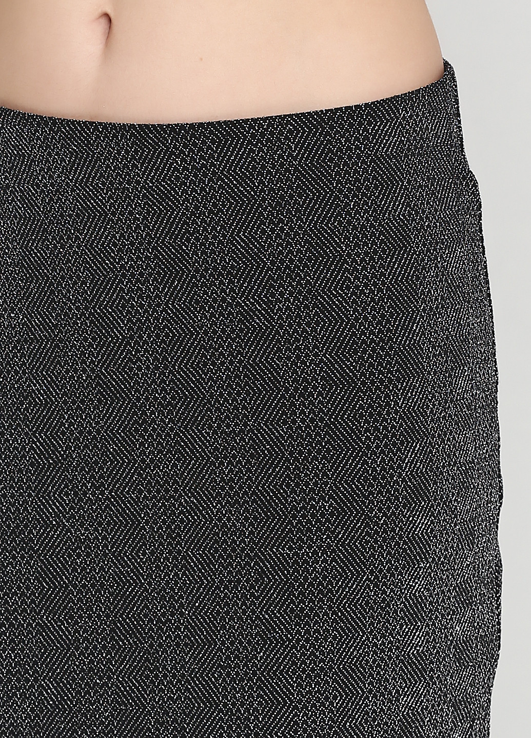 Спідниця H&M міні орнамент чорна кежуал