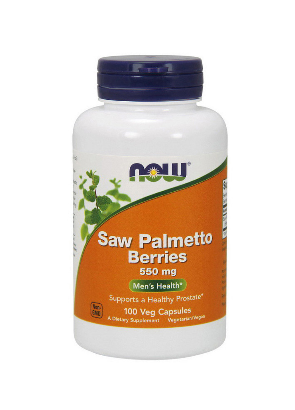 Добавка для репродуктивної функції чоловіків Saw Palmetto Berries 550 mg - 100 caps Now Foods (251462971)