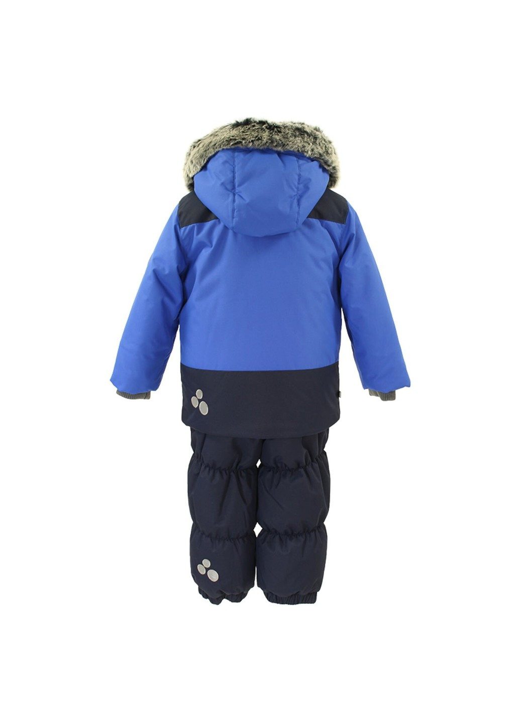 Синій зимній комплект зимовий (куртка + напівкомбінезон) russel Huppa