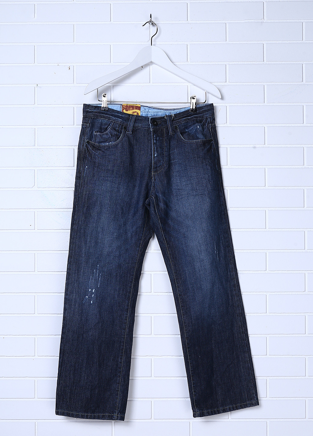 Синие демисезонные прямые джинсы Burton