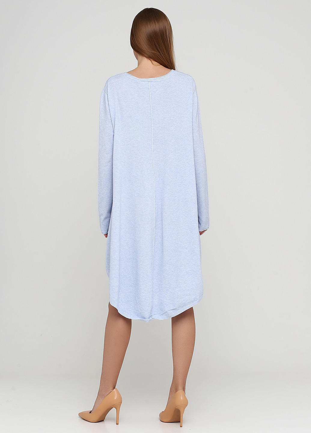 Блакитна кежуал сукня а-силует Louise Orop однотонна