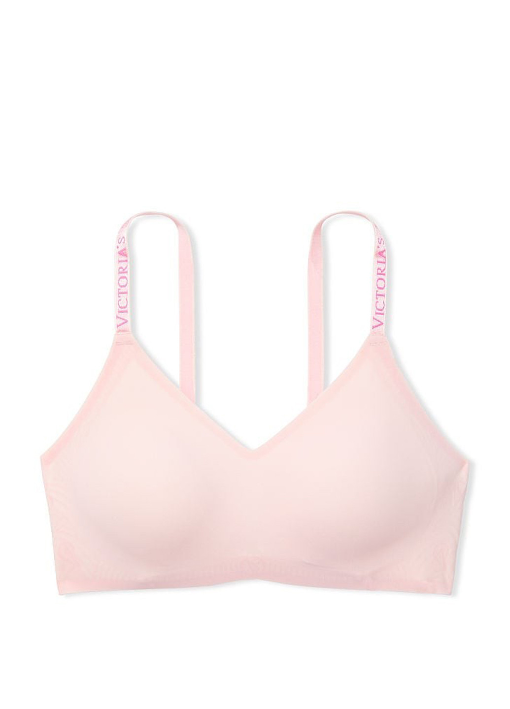 Светло-розовый демисезонный комплект (бюстгальтер, трусики) Victoria's Secret