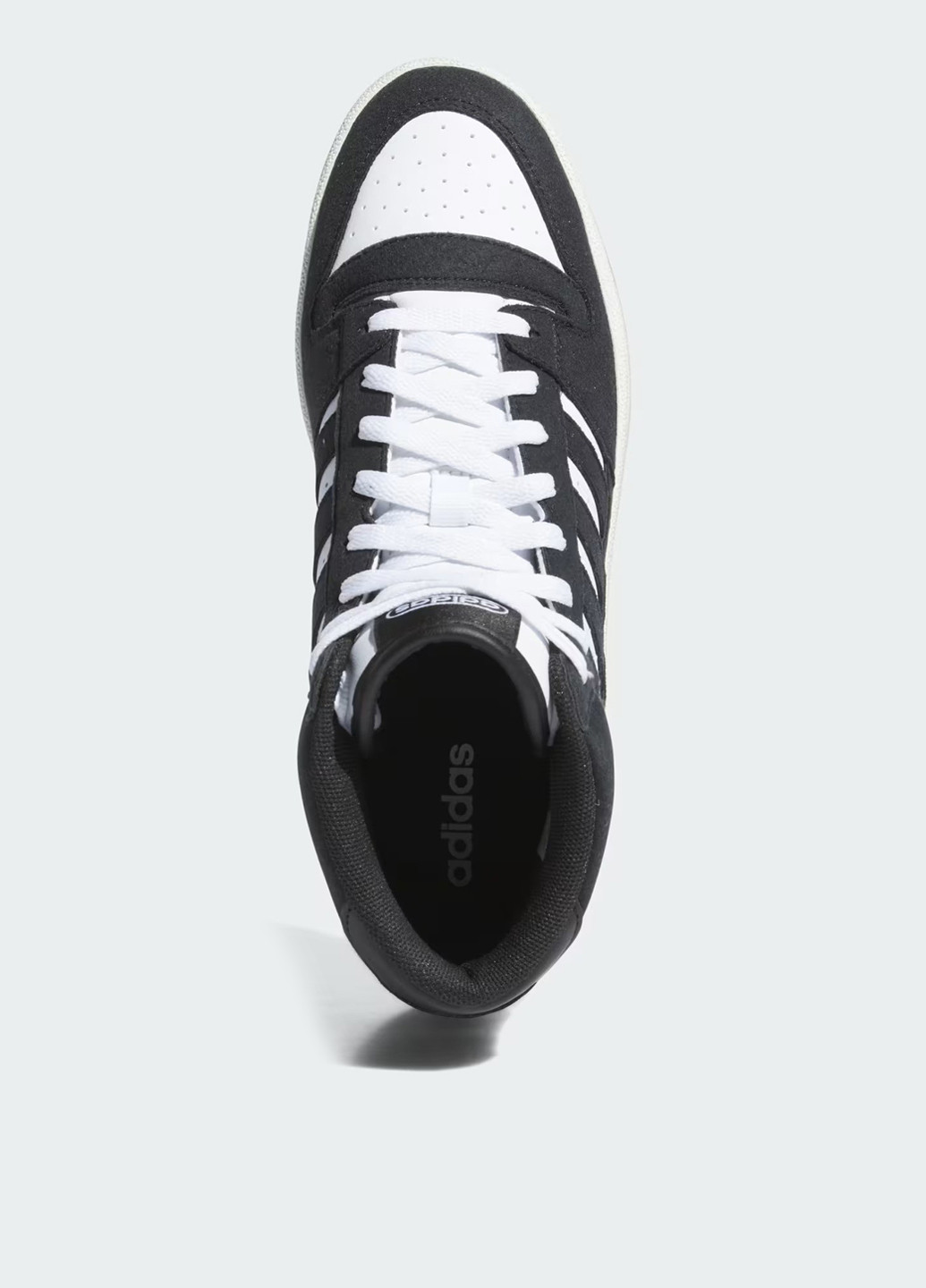 Черно-белые кеды adidas Break Start Mid