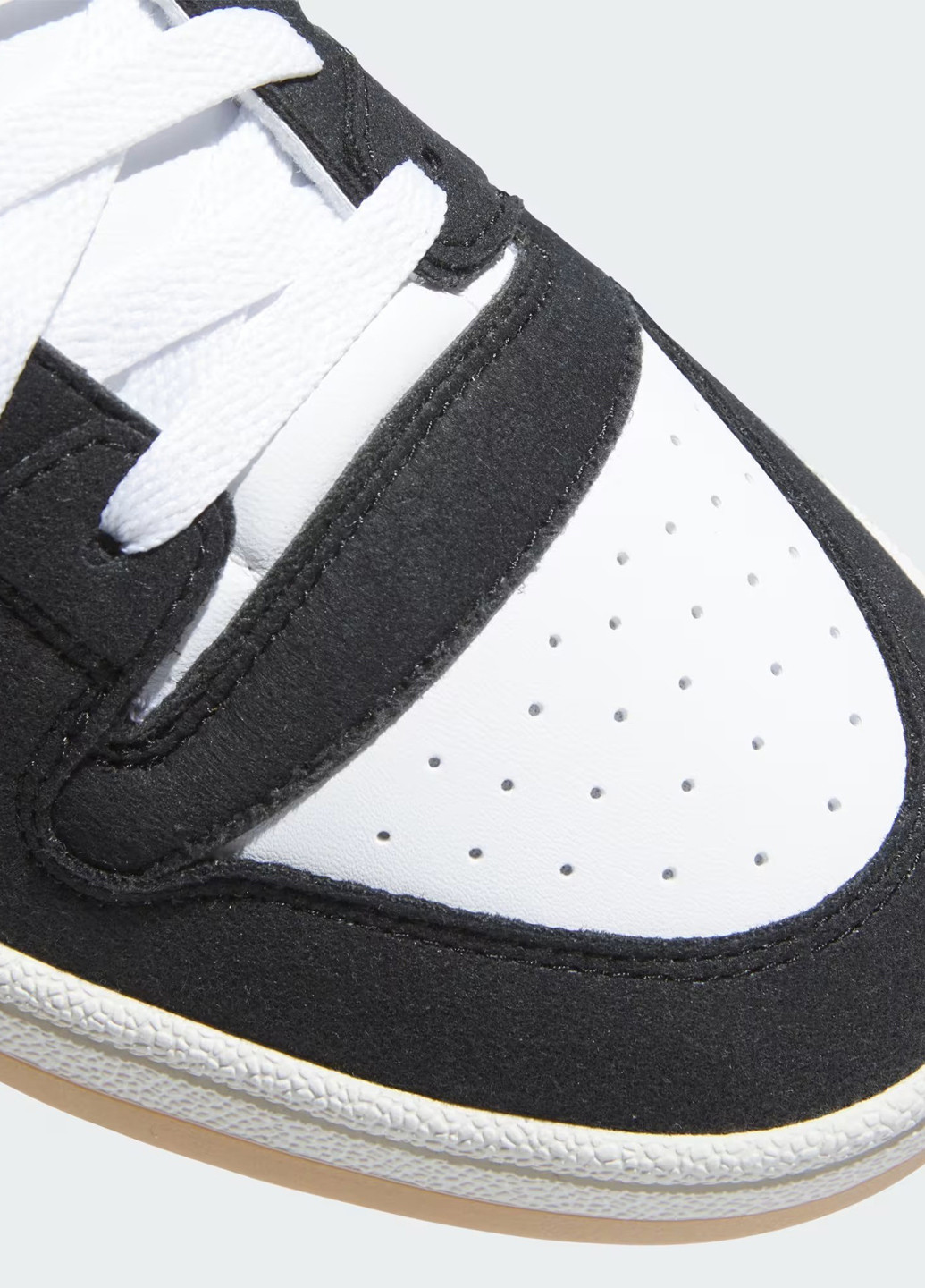 Черно-белые кеды adidas Break Start Mid