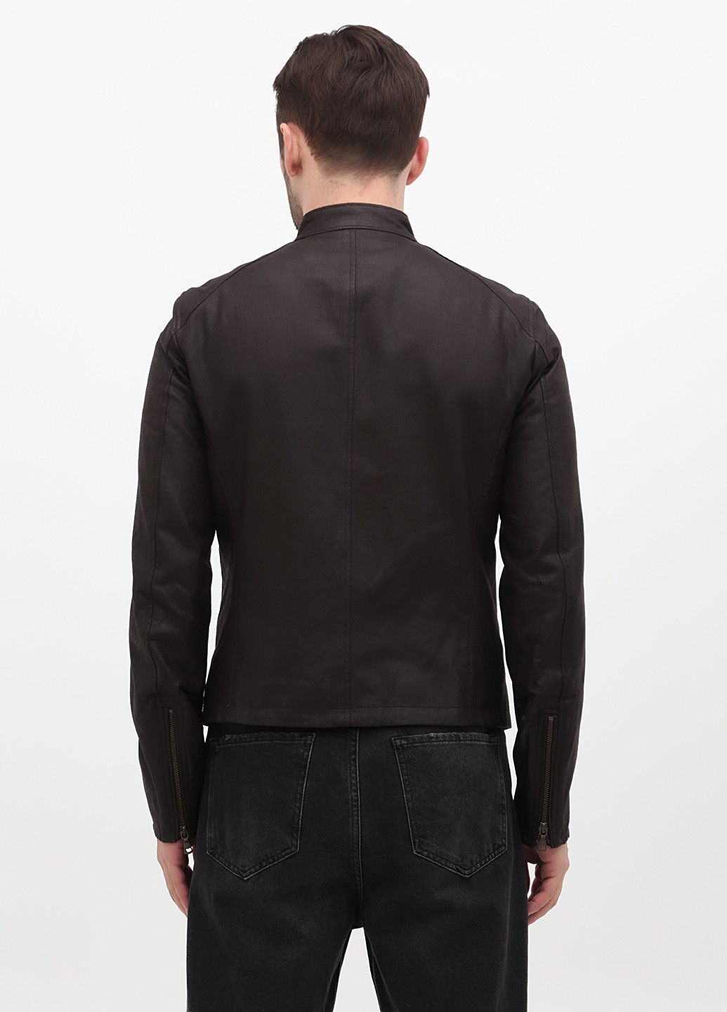 Темно-коричнева демісезонна куртка Uniqlo