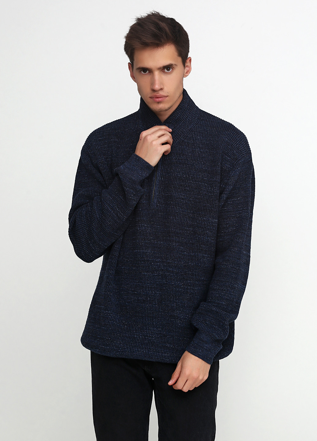Темно-синий демисезонный свитер пуловер Camel Active
