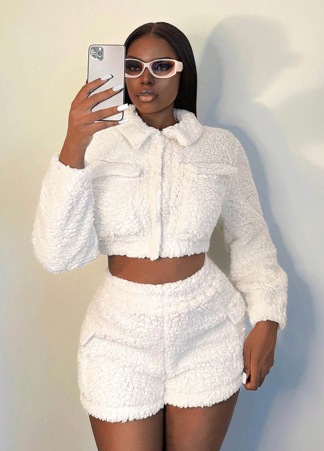 Костюм (кофта, шорти) SHEIN (366513075)