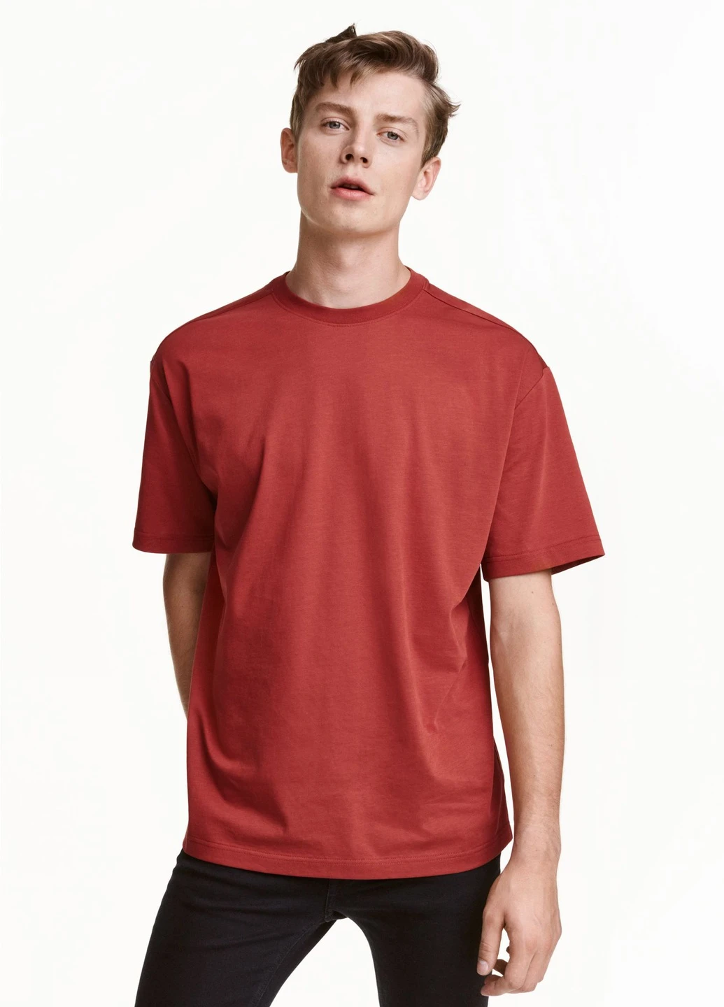 Теракотова футболка H&M