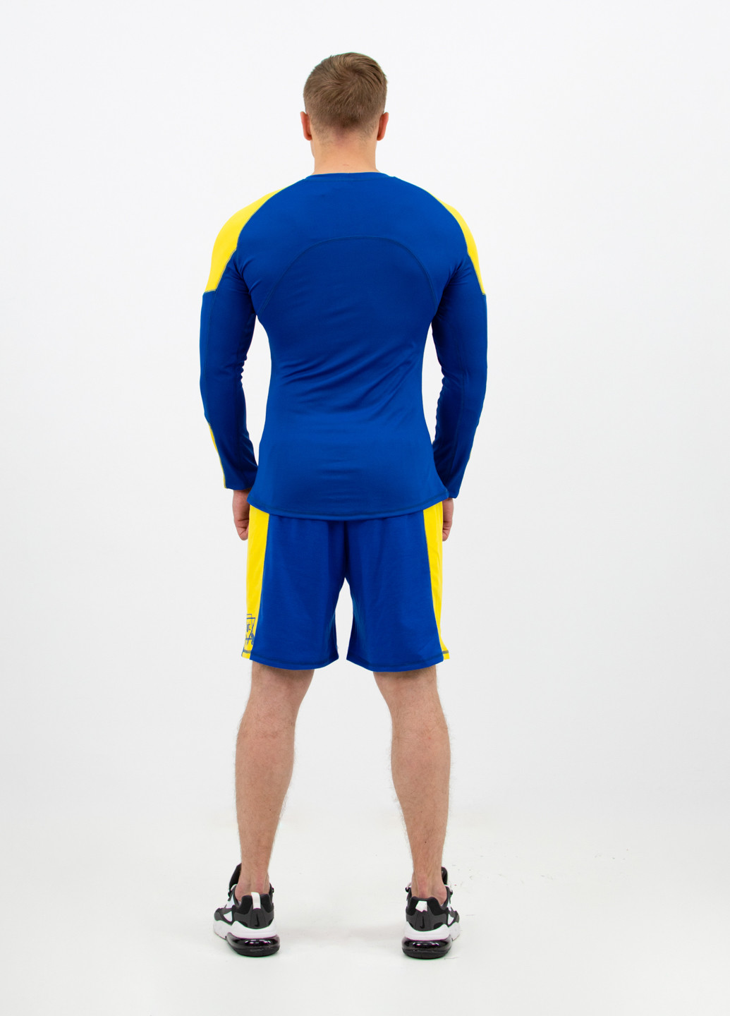 Синій демісезонний костюм (рашгард+шорти) FitU Force