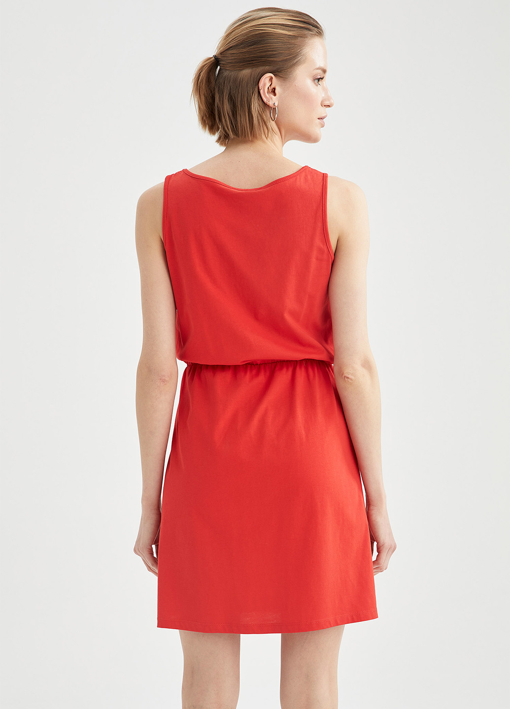 Червона кежуал плаття, сукня DeFacto