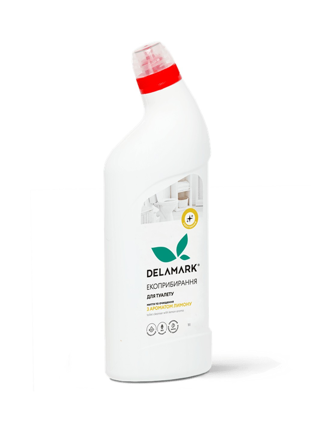 Средство для мытья туалета с ароматом лимона 1 л DeLaMark (252854106)