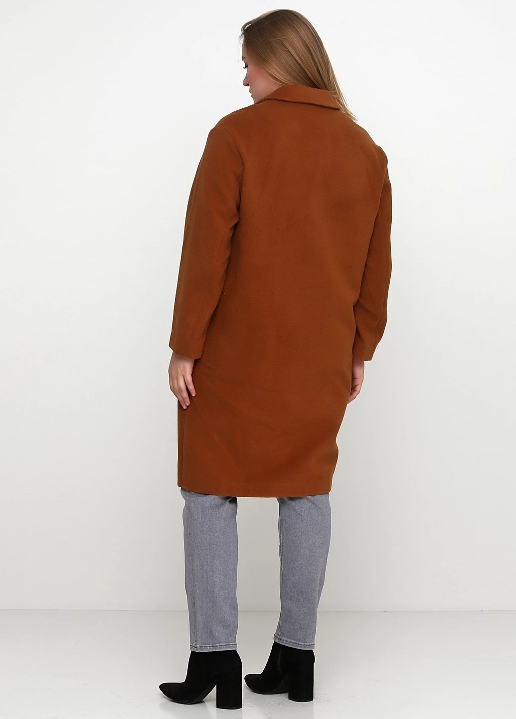 Коричневе демісезонне Пальто однобортне H&M