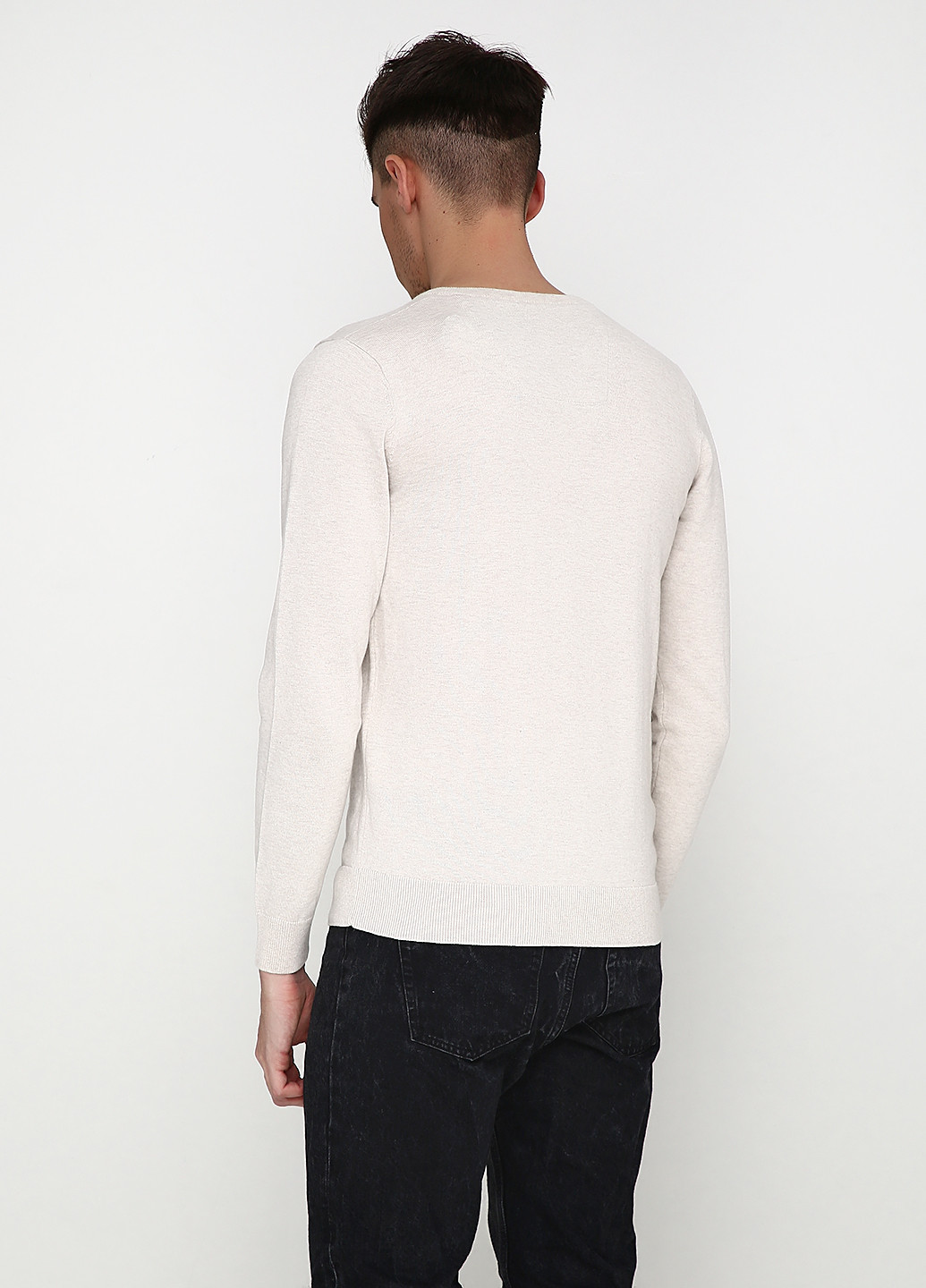 Светло-бежевый демисезонный пуловер пуловер Tom Tailor