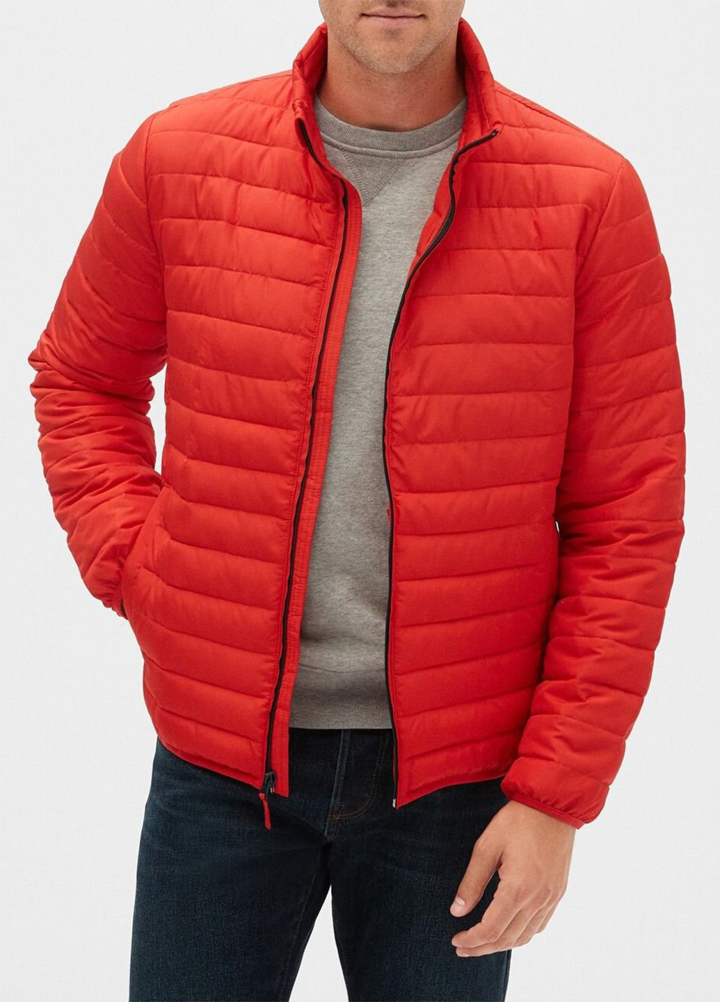 Оранжевая демисезонная куртка Gap