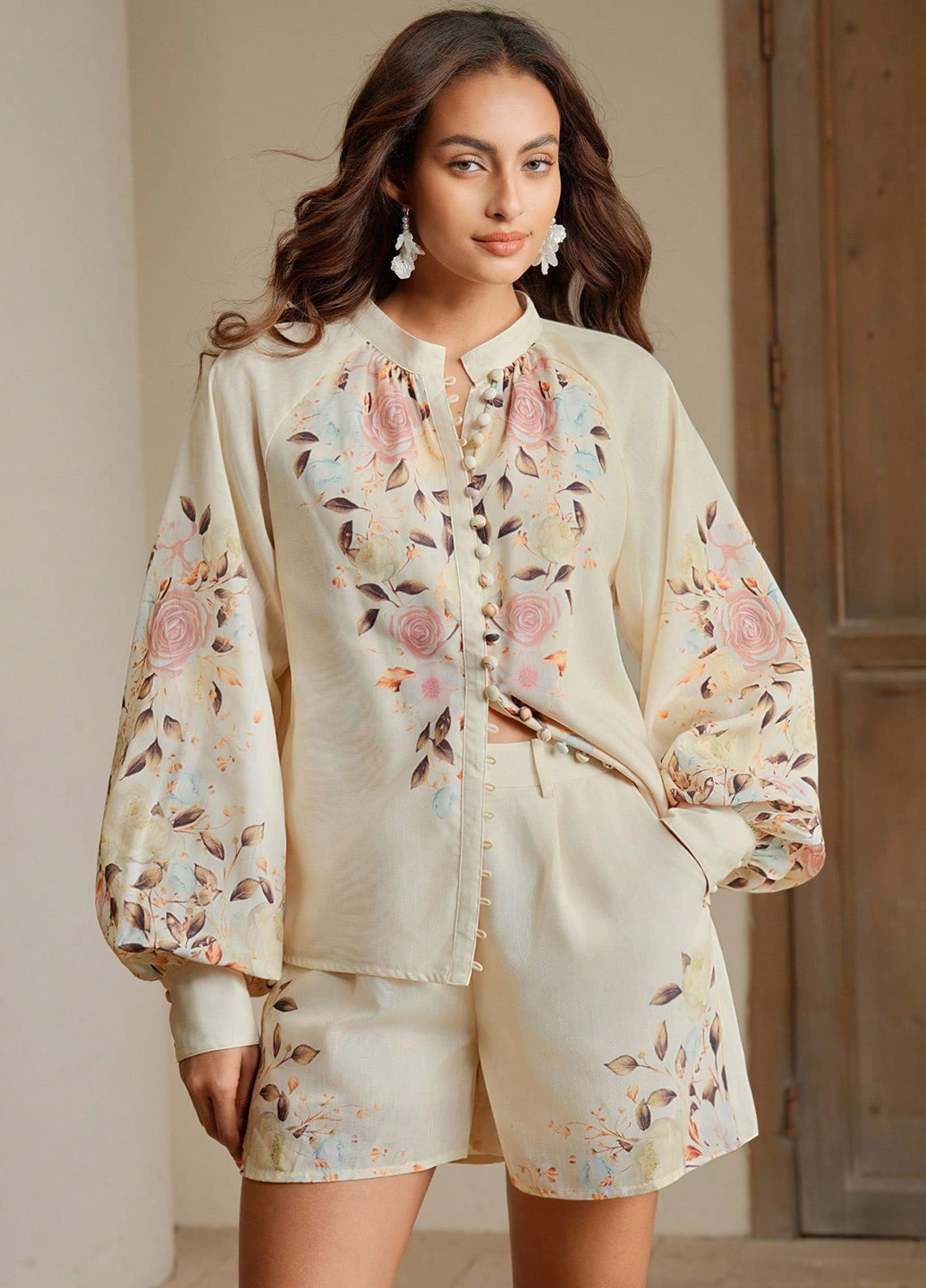 Костюм (блуза, шорты) SHEIN (366071282)