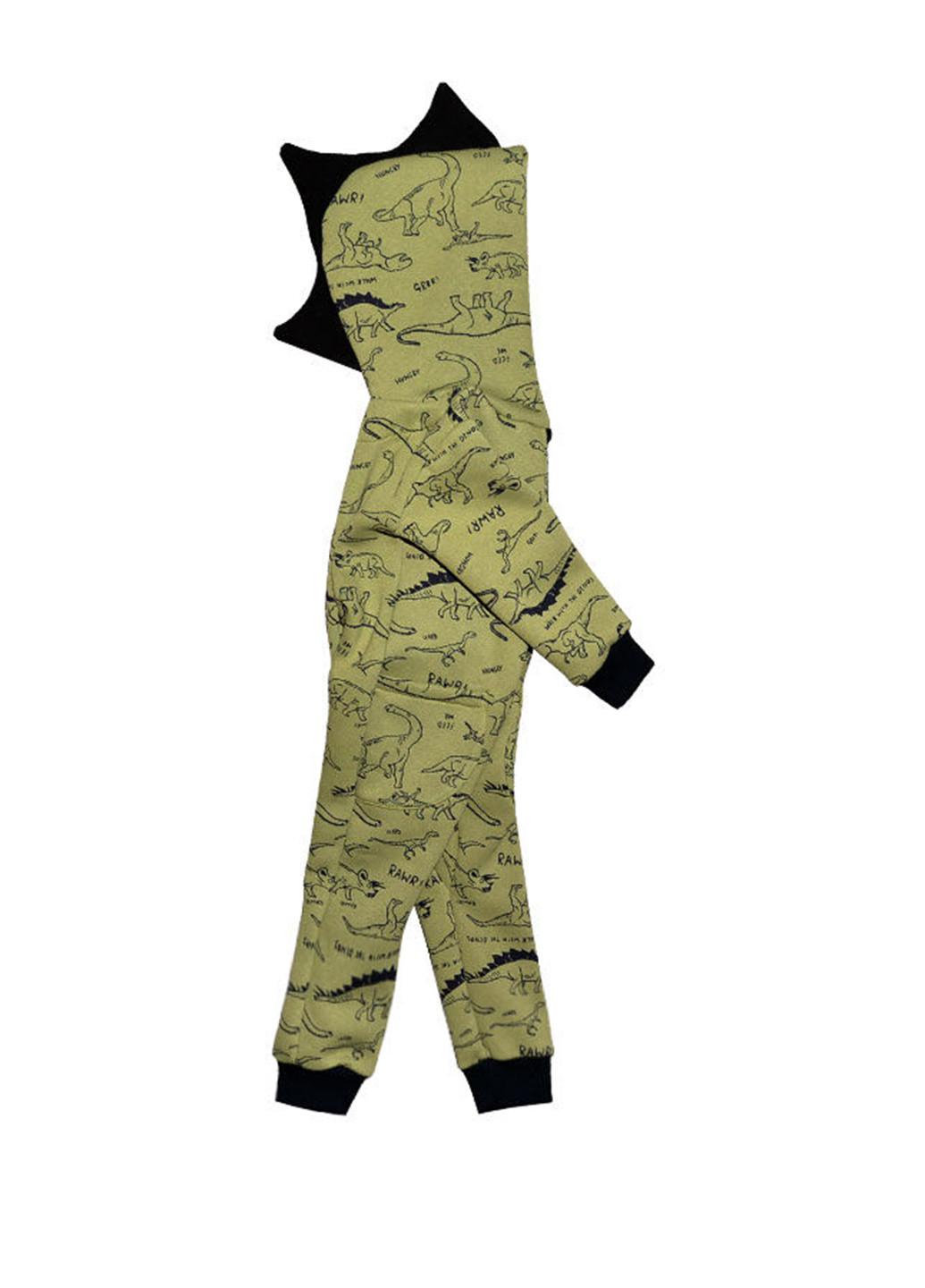 Комбінезон Blanka комбінезон-брюки малюнок оливковий кежуал бавовна, трикотаж