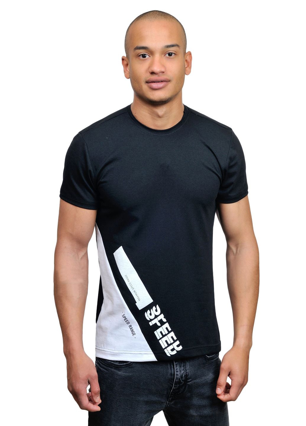 Чорна демісезонна футболка SVTR