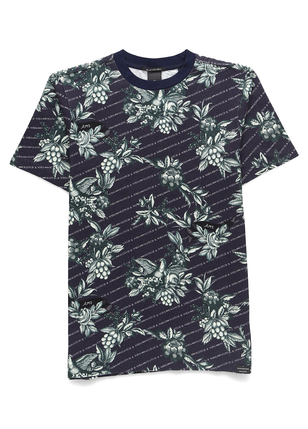 Темно-синяя футболка Scotch & Soda