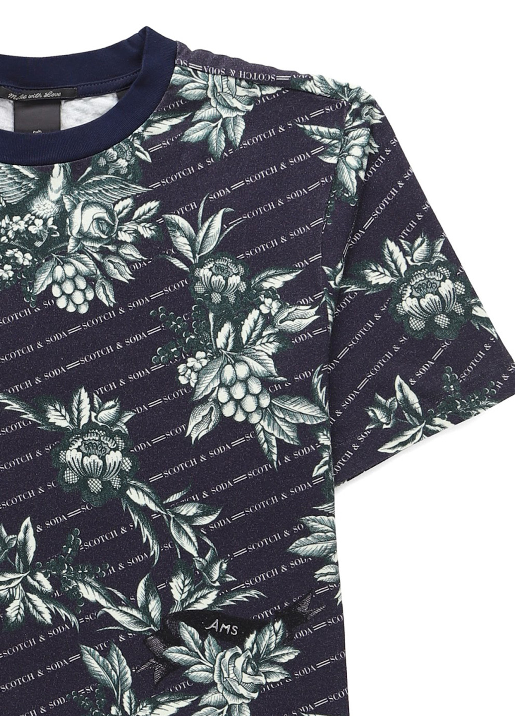 Темно-синяя футболка Scotch & Soda