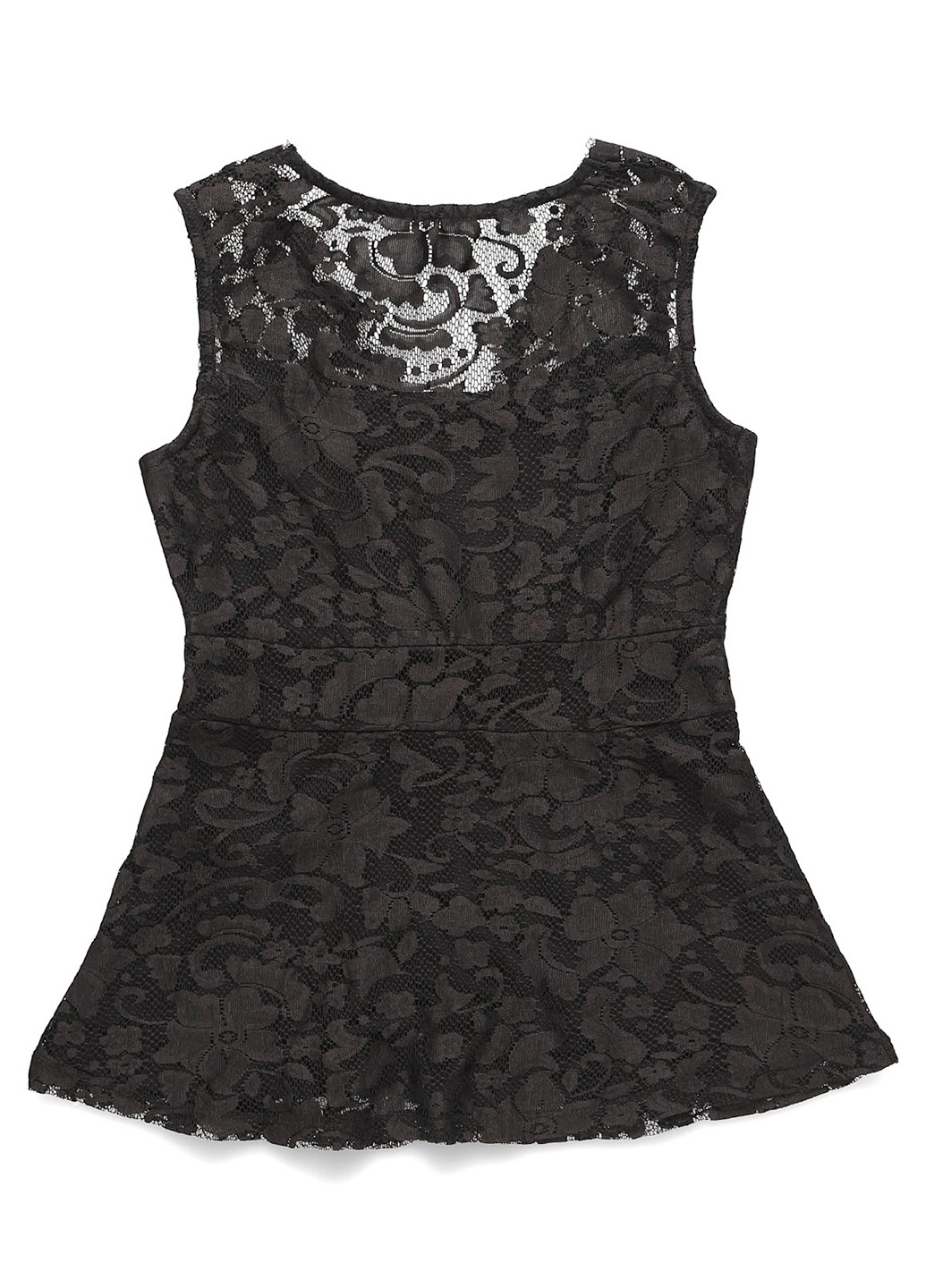 Чорна блуза з баскою Anna Field