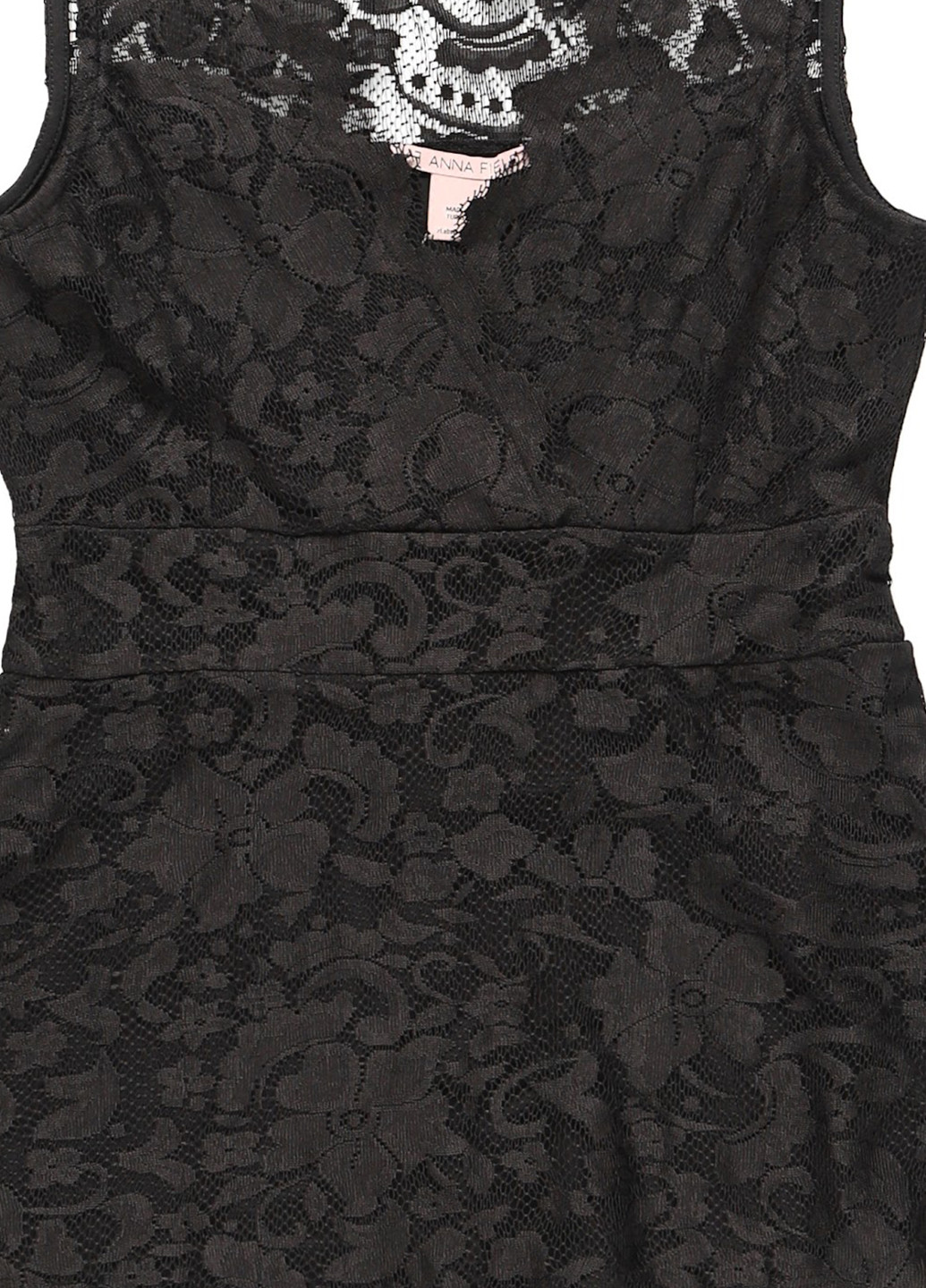 Чорна блуза з баскою Anna Field