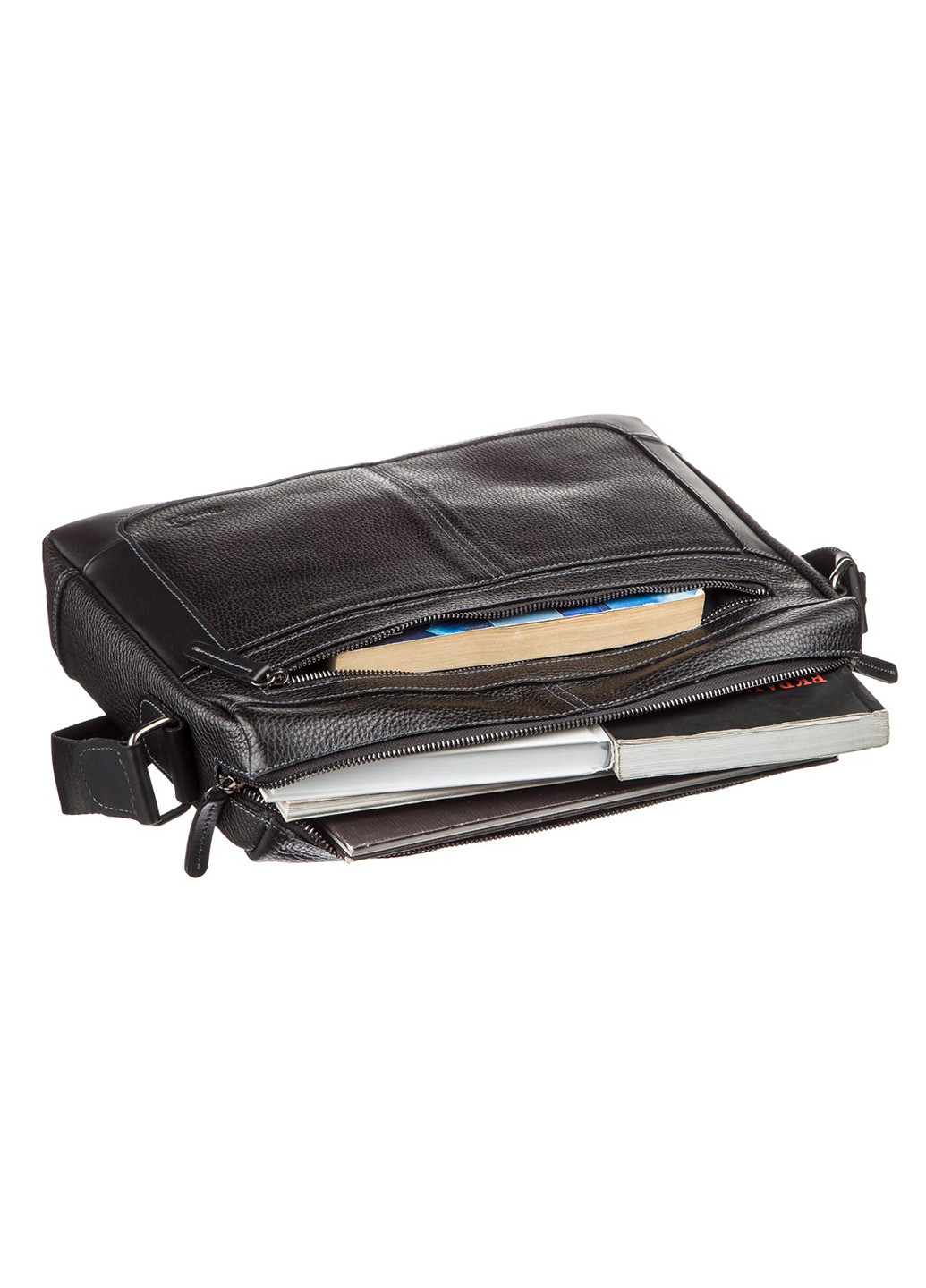 Чоловіча шкіряна сумка для ноутбука 35х26х6 см Shvigel (229460603)