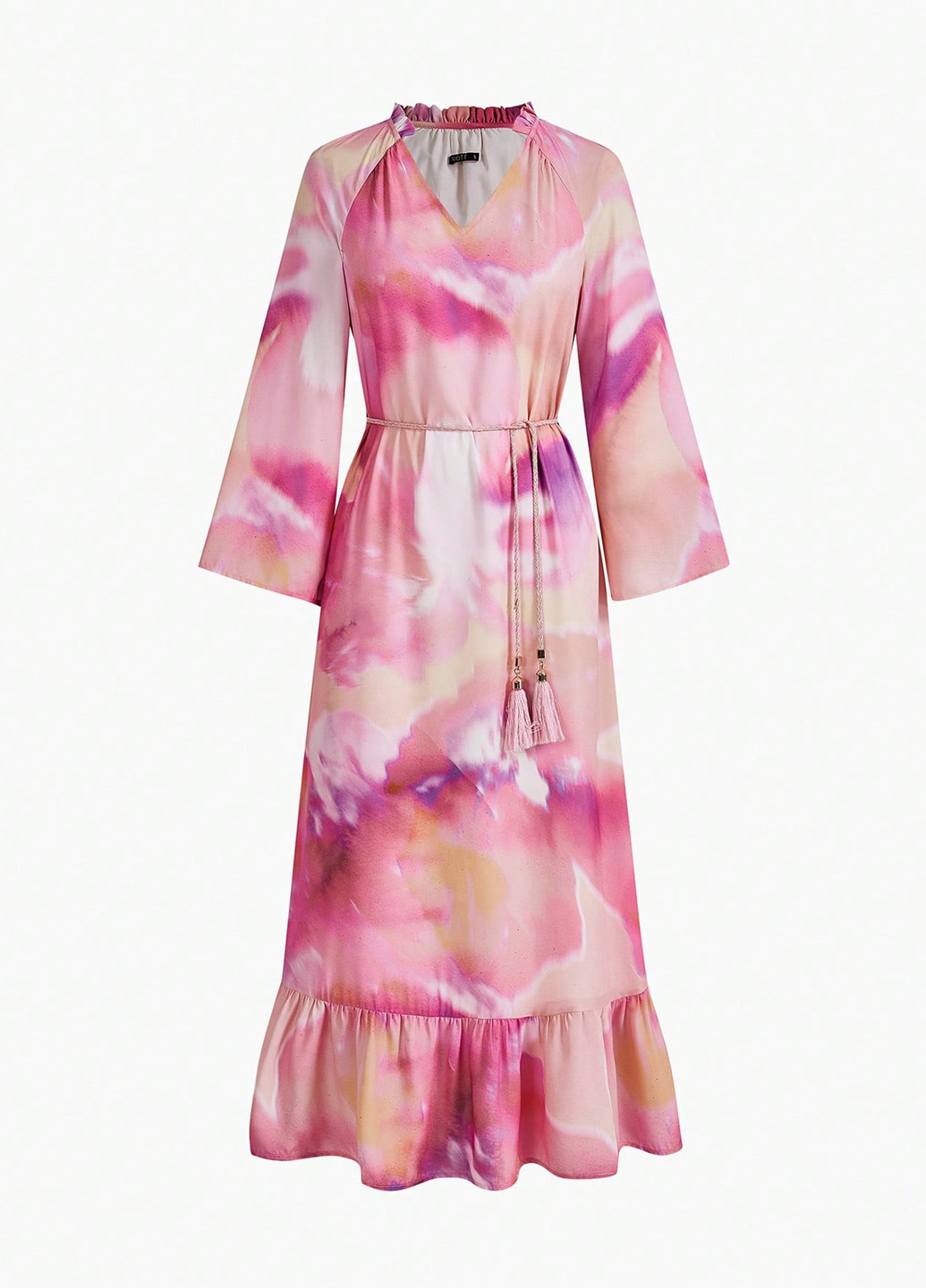 Комбінована кежуал сукня а-силует SHEIN тай-дай