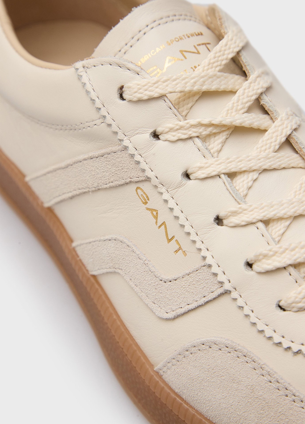 Бежевые кеды Gant