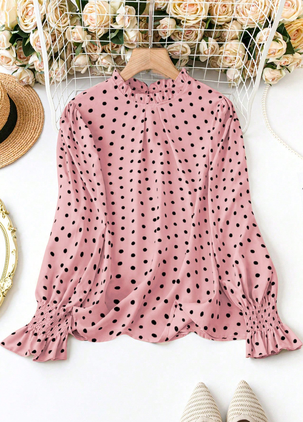 Світло-рожева блуза SHEIN