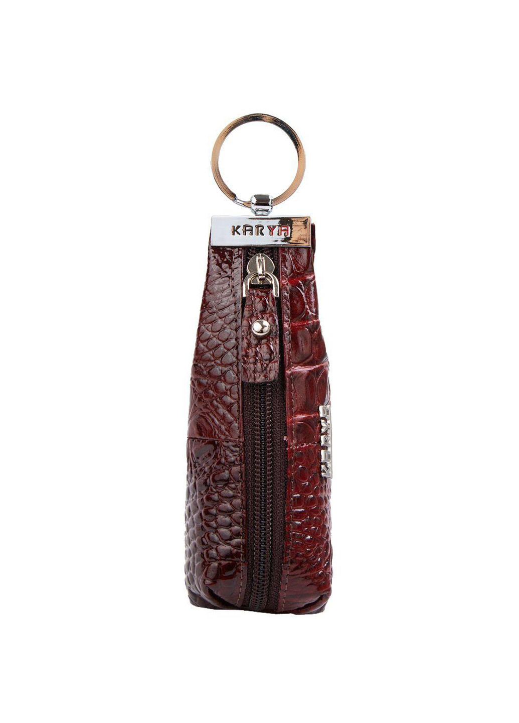 Женская кожаная ключница 15х4х5 см Karya (250096805)